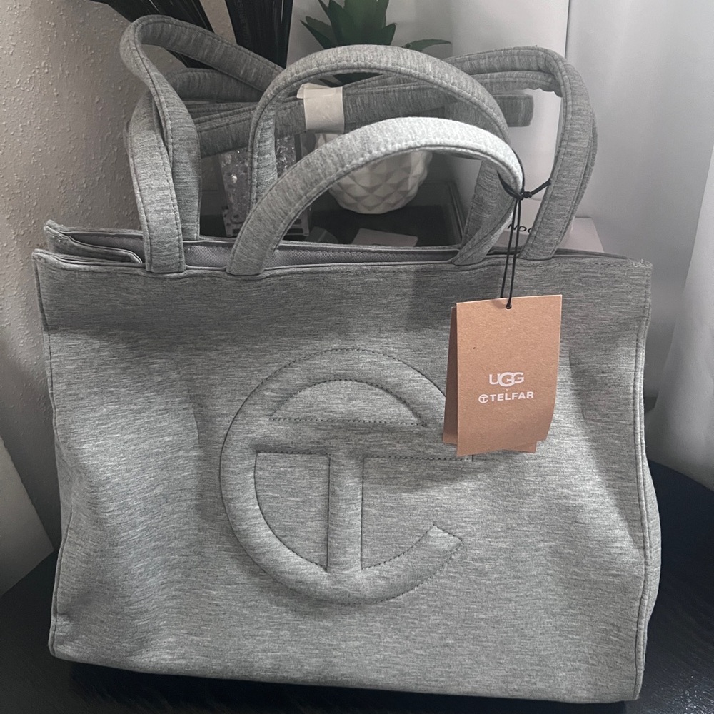 Telfar x Ugg (heather grey fleece) w/ dust bag
